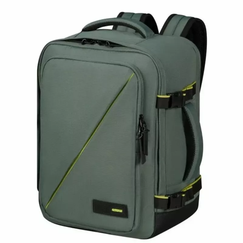 Mochila de cabina American Tourister Take2Cabin MS para Wizz Air - dark forest