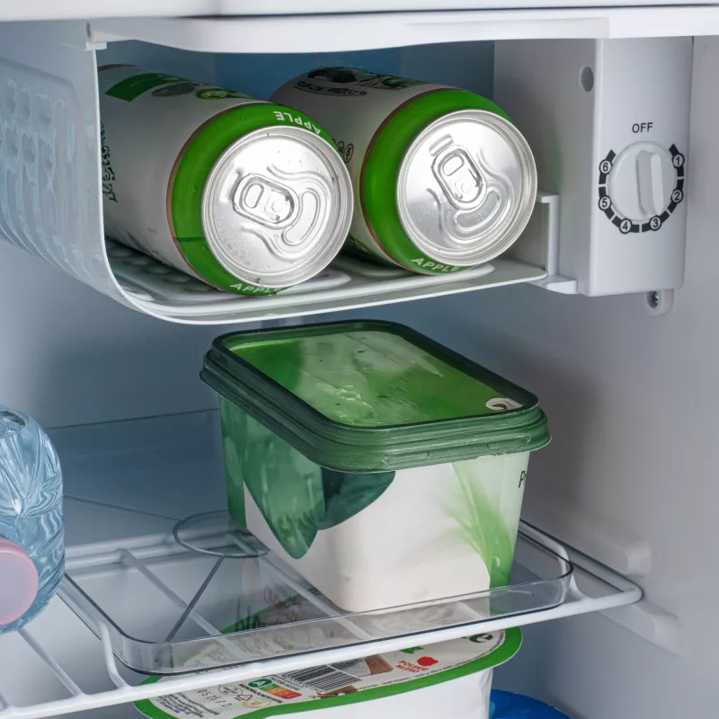 Adler Frigorífico | AD 8096 | Clase de eficiencia energética E | Libre instalación | Frigorífico de espacio completo | Altura 51 cm | Capacidad neta del compartimento de refrigeración 45 L | 39 dB | Blanco