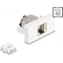 Delock 90905 módulo Easy 45 RJ45 hembra a LSA, Cat.6A STP