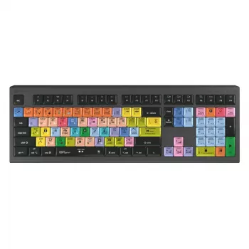 Teclado Logickeyboard LKB-LOGXP2-A2M-UK universal USB QWERTY UK English negro