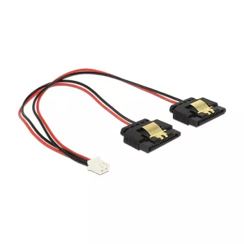 Cable de alimentación interno DeLOCK 85249 0,2 m Molex a 2 x SATA