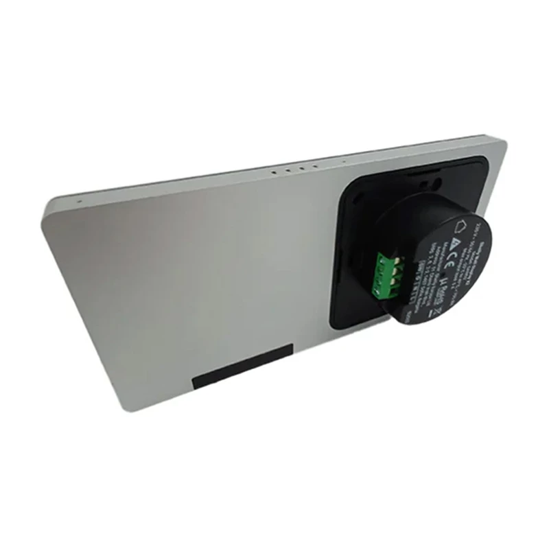 Shelly Wall Display X2 panel de control, Wi-Fi, Bluetooth, plateado + BLU H&T marfil
