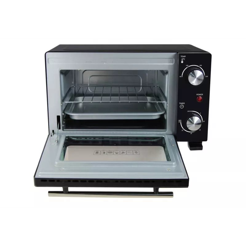Esperanza EKO007N Calzone minihorno, 10 l, 800 W, negro