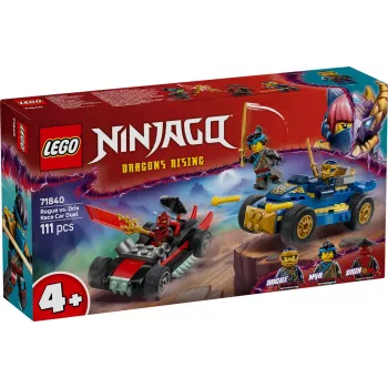 Bloques Ninjago 71840 Duelo de velocidad Rogue vs. Drix