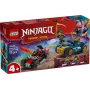 Bloques Ninjago 71840 Duelo de velocidad Rogue vs. Drix