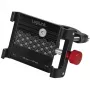 Soporte para smartphone de bicicleta LogiLink, fijación, negro/rojo aleación de aluminio de alta calidad, apto para dispositivos móviles - 1 ud. (AA0146)