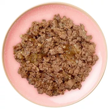 Alimento húmedo para gatos wiejskazagroda ternera con ternera lechal y hierba gatera Adult 100 g, 75% humedad, 10,8% proteína, 9% grasa