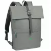 Mochila urbana Rivacase Gremio gris poliéster rPET 280x135x430mm
