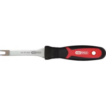 Palanca (extractor de clips) KS Tools 911.8191 forma en U 230 mm acodada estrecha