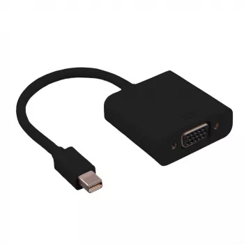 Value 12.99.3126 adaptador de cable de vídeo 0,15 m Mini DisplayPort a VGA (D-Sub) negro (12.99.3126)