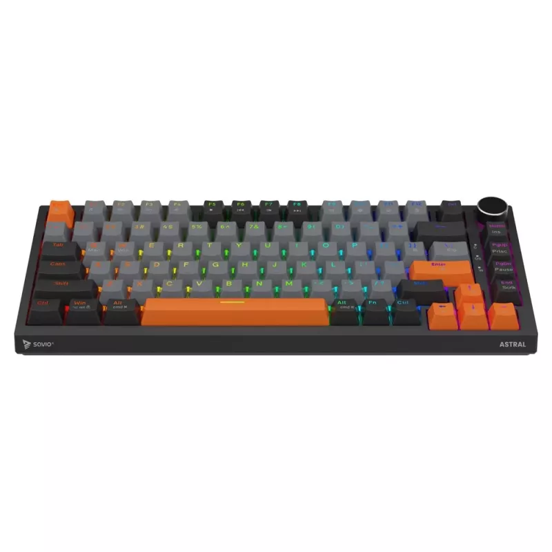 Savio ASTRAL BLACK JADE 3 COLOURS teclado gaming USB QWERTY US International