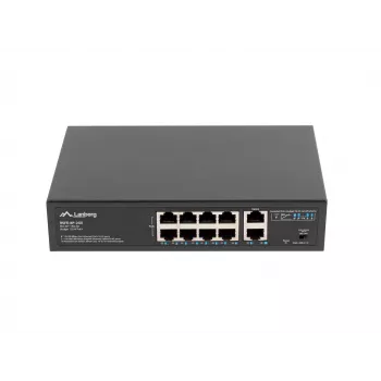 Switch no gestionado Lanberg RSFE-8P-2GE-120
