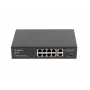 Switch no gestionado Lanberg RSFE-8P-2GE-120