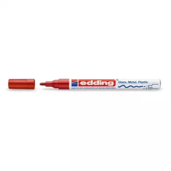 Rotulador Edding 751 rojo