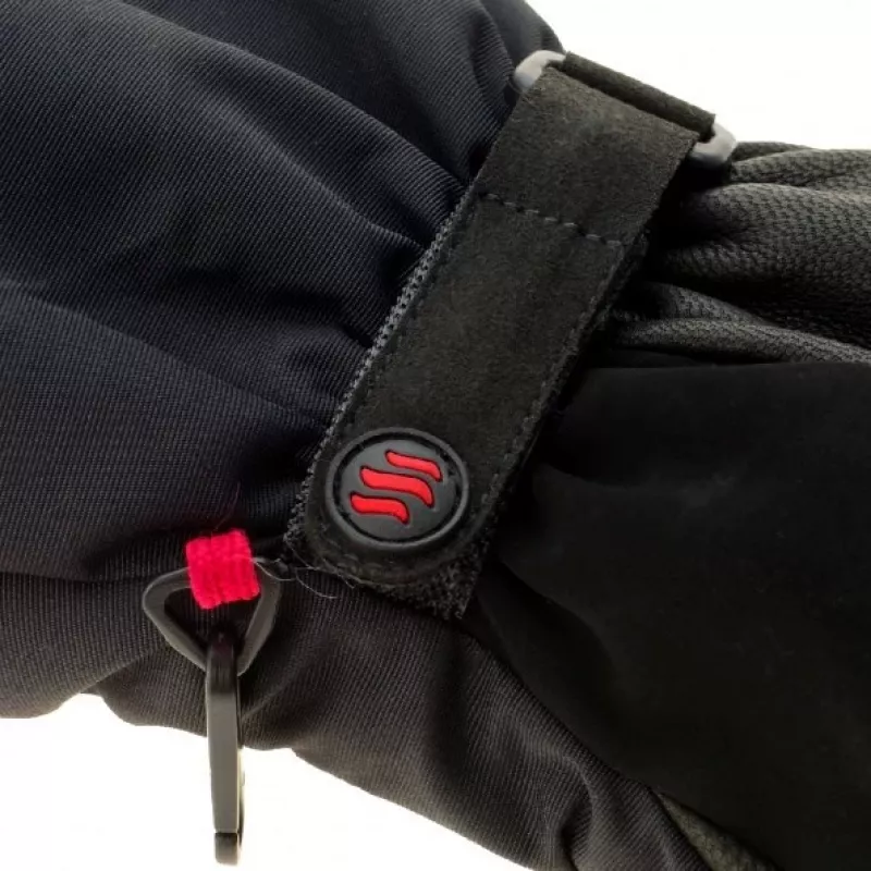 Guantes Glovii GS9XL — Guantes de senderismo e invierno calefactables e impermeables, XL, compatibles con pantalla táctil, Thinsulate, piel auténtica/nailon