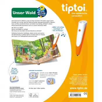 tiptoi ¿Por qué? ¿Cómo? ¿Para qué? Nuestro bosque, libro educativo