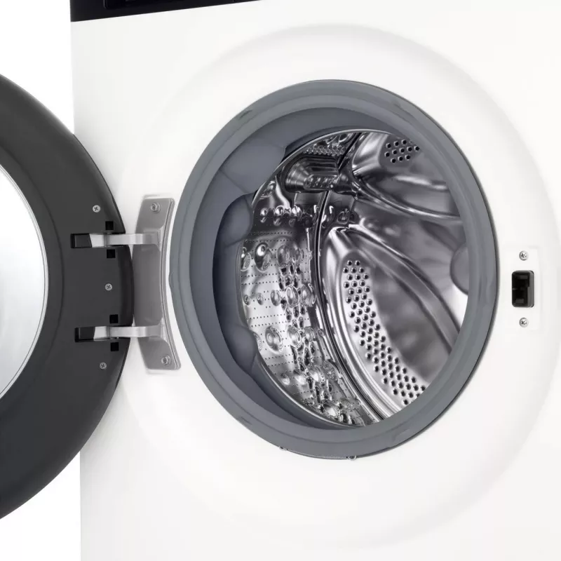Lavadora LG | F2X50S9THB | Clase de eficiencia energética A | Carga frontal | Capacidad de lavado 9 kg | 1200 rpm | Profundidad 48 cm | Anchura 60 cm | LED | Función vapor | Accionamiento directo | W
