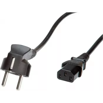 ROLINE Cable de alimentación, conector hembra IEC recto, negro 1,8m (19.08.1018)