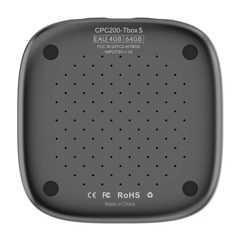 Adaptador inalámbrico Carlinkit CPC200-Tbox S para conexión inalámbrica Apple CarPlay y Android Auto