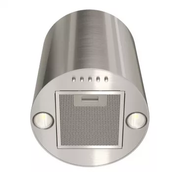 Campana extractora MAAN Elba Mini WPB 431 Satin, carcasa de acero inoxidable, 400 mm de altura, Ø310 mm, 120–300 m³/h, control electrónico