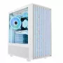Caja de PC MODECOM BREEZE ARGB Flow MIDI, ATX, USB 3.0 ×2 + USB-C, blanca