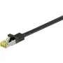 Wentronic Goobay - Cable de red - RJ-45 (M) - RJ-45 (M) - 30,0 m - SFTP, PiMF - Cat.7 - prensado, libre de halógenos - Negro (91680)