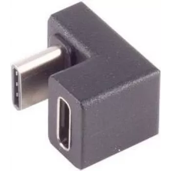 Adaptador USB-C ShiverPeaks 13-40006, conector en ángulo USB 3.1 180°