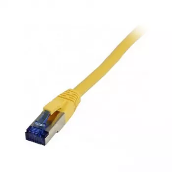 Cable de red RJ45 - CAT6A 500 MHz - 7,5 m - amarillo - S-STP (S/FTP) - TPE/LSZH (Superflex) - AWG26 - Syner