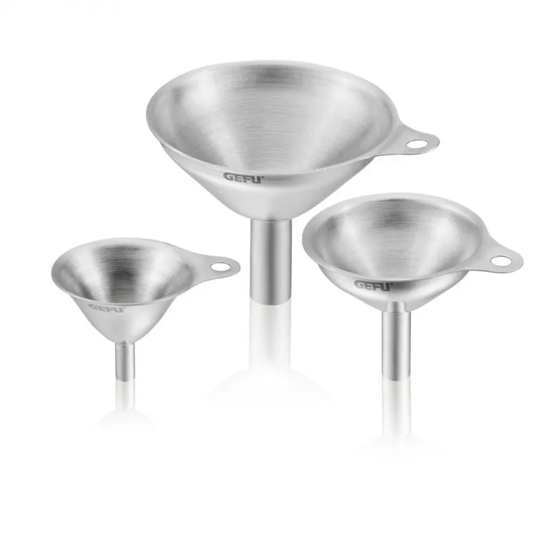Set de embudos GEFU VERSARE G-15511 acero inoxidable, apto para lavavajillas