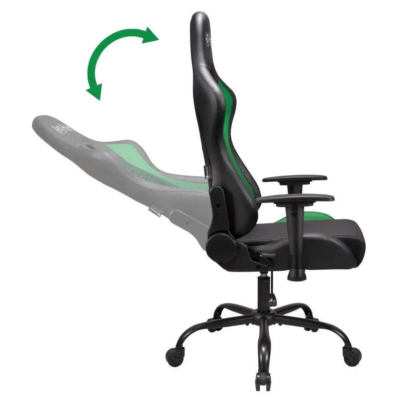 Silla de oficina Subsonic SA5609-H2 asiento acolchado respaldo acolchado negro rojo