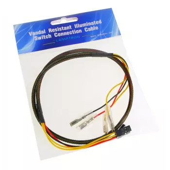 Cable de conexión para pulsador/interruptor Lamptron - 300 mm