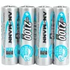 1x4 Ansmann maxE batería recargable NiMH Mignon AA 2100 mAh 5035052