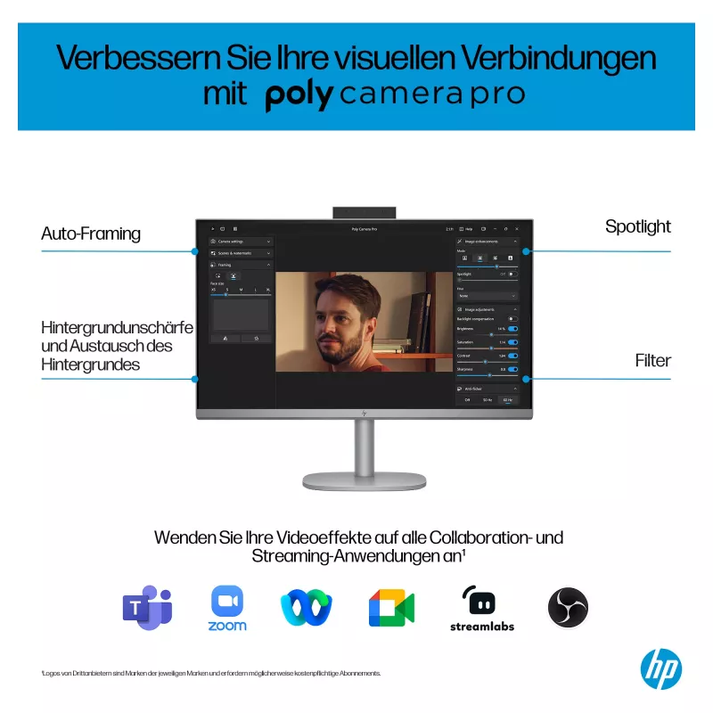 HP OmniStudio X All-in-One 27-cs0077ng (Plata, Windows 11 Home 64-Bit)