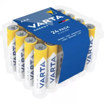 Pila desechable Varta alcalina AAA pack de 24