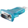 Adaptador USB-serie ShiverPeaks 75602 con indicador LED, interfaz RS232, USB 2.0