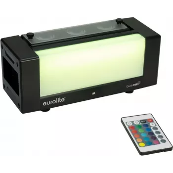 Barra LED EUROLITE AKKU Bar-3 Glow QCL Flex QuickDMX RGBW con batería