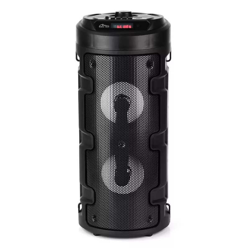 Media-tech Partybox Keg Bt - altavoz estéreo Bluetooth compacto con radio FM, reproductor MP3 MT3165
