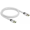 Cable HDMI DeLOCK Ultra High Speed 48 Gbit/s 8K 60 Hz Plata 1 m