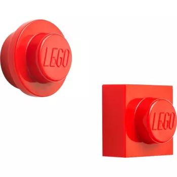 Set de imanes de Room Copenhagen, modelo 40101730 (rojo) – imanes decorativos estilo LEGO