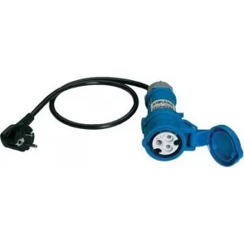 Adaptador de medida Benning [conector macho schuko - conector hembra CEE] adaptador de medida 32 A CEE - 3 polos azul (044144)
