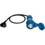 Adaptador de medida Benning [conector macho schuko - conector hembra CEE] adaptador de medida 32 A CEE - 3 polos azul (044144)