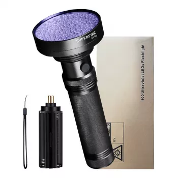 Linterna Superfire UV06 luz ultravioleta 395nm IP46 linterna de mano