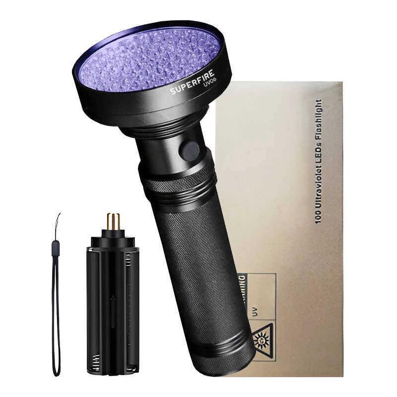 Linterna Superfire UV06 luz ultravioleta 395nm IP46 linterna de mano