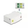 Caja de conexión de fibra óptica DeLOCK 88097 SC simplex blanca