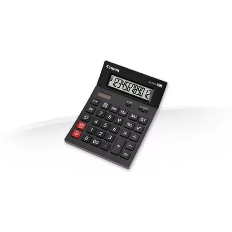 Calculadora Canon AS-2200 sobremesa pantalla negro