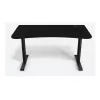 Escritorio gaming Arozzi Arena Medium ARENA-MEDIUM-PBK, 140 x 75,5 cm, alfombrilla de microfibra en toda la superficie, Pure Black