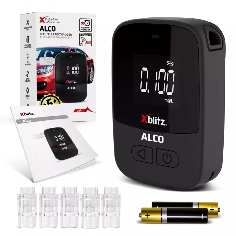 Xblitz ALCO alcoholímetro electroquímico