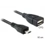 Cable USB DeLOCK 50 cm Micro-USB B USB 2.0 A 83183