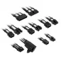 Set de extensión de cables Kolink COREPRO-EK-12VT2-BWH — 12V, 2×6-Pin conectores Type-2