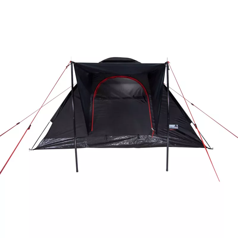 Tienda de campaña piramidal High Peak Beaver 3 3 personas estructura rígida impermeable 150 cm